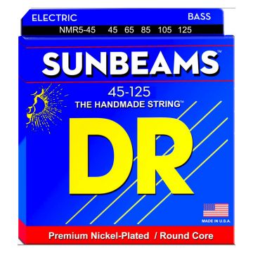 Preview van DR Strings NMR5-45 SunBeam  Medium 5 string