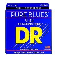 Thumbnail van DR Strings PHR-9 Pure blues Light Round core pure nickel