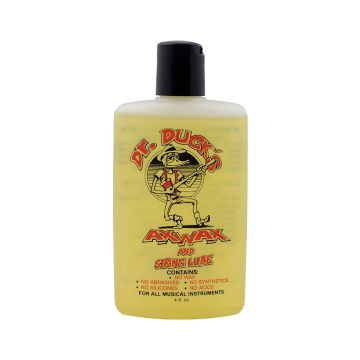 Preview van Dr. Duck&rsquo;s AW-4 Ax Wax &amp; String Lube, organic cleaner polishing moisturizer, 4 oz. flip top bottle