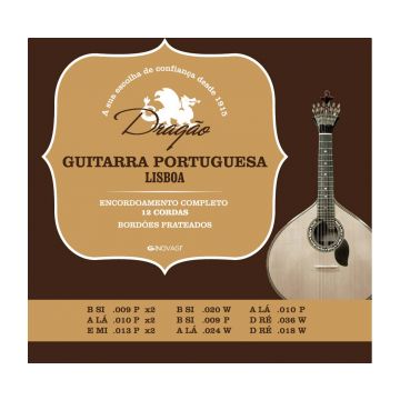 Preview van Drag&atilde;o D003 Guitarra Portuguesa  Lisboa Scale