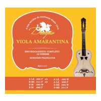 Thumbnail van Drag&atilde;o D013 Viola Amarantina 5 course silverplated