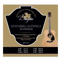 Thumbnail van Drag&atilde;o D023 Guitarra Acustica  Superior 11-46 Silverplated ball-end
