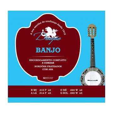 Preview van Drag&atilde;o D035 8 string Banjo set