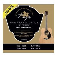 Thumbnail van Drag&atilde;o D080 Guitarra Acustica  Superior  Stainless 11-46 Silverplated ball-end Wound B and G