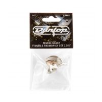 Thumbnail van Dunlop 33P.015 Nickel Silver Finger &amp; Thumbpick 0.15mm