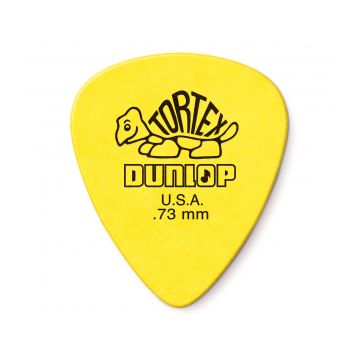 Preview van Dunlop 418R.73 Tortex Standard Yellow 0.73mm