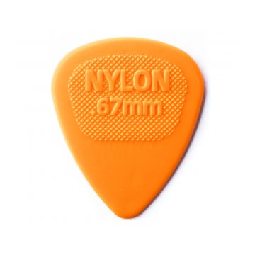 Preview van Dunlop 443R.67 Nylon Midi Standard Orange 0.67mm