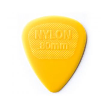 Preview van Dunlop 443R.80 Nylon Midi Standard Yellow 0.80mm
