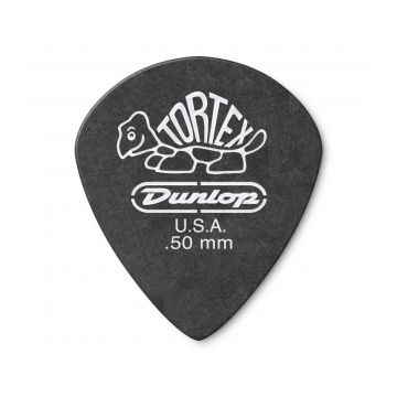 Preview van Dunlop 482R.50 Tortex Pitch Black Jazz III 0.50mm