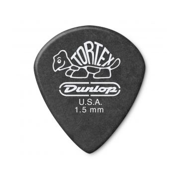 Preview van Dunlop 482R1.50 Tortex Pitch Black Jazz III 1.5mm