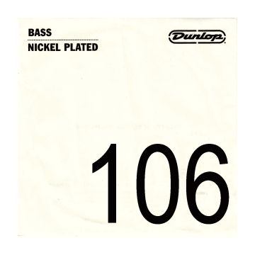 Preview van Dunlop DBN106 STANDARD SERIES NICKEL WOUND Bass Strings Single .106