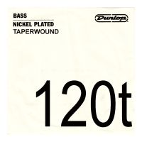 Thumbnail van Dunlop DBN120T STANDARD SERIES NICKEL WOUND Bass Strings Single .120 Tapered