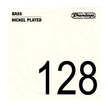 Preview van Dunlop DBN128 STANDARD SERIES NICKEL WOUND Bass Strings Single .128