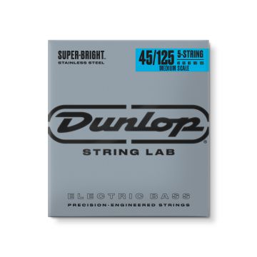 Preview van Dunlop DBSBS45125M Medium scale  Medium 5 (125) Super Bright STAINLESS