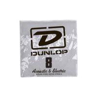 Thumbnail van Dunlop DPS08 Plain steel Electric or Acoustic