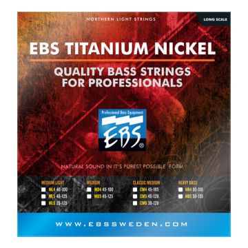 Preview van EBS Sweden TN-CM4 Northern Light Titanium Nickel, Classic Medium