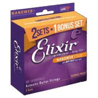 Thumbnail van Elixir 11052 - 3 pack Nanoweb Light 16539