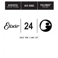 Thumbnail van Elixir 13145 Polyweb .045 Round Wound 80/20 Bronze Acoustic guitar