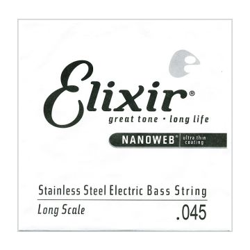 Preview van Elixir 13346 Nanoweb Stainless steel .045