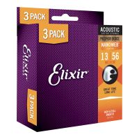 Thumbnail van Elixir 16102 - 3 pack Nanoweb Medium 16546