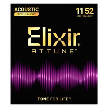 Preview van Elixir 21027 ATTUNE&trade; PHOSPHOR BRONZE   Custom Light