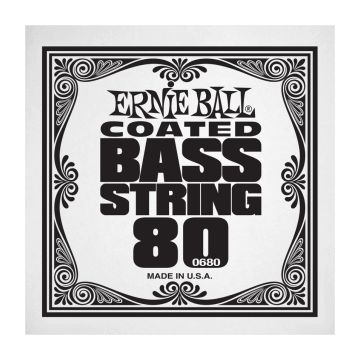 Preview van Ernie Ball 0680 Coated Nickel Wound Electric Bass String Single .080