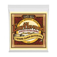 Thumbnail van Ernie Ball 2063 Earthwood 5-String Banjo Bluegrass Loop End 80/20 Bronze Acoustic Guitar Strings - 9-20 Gauge