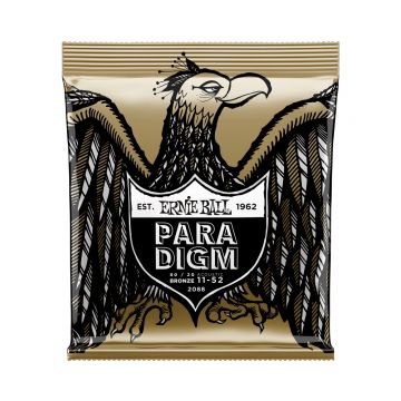 Preview van Ernie Ball 2088 Paradigm Light 80/20 Bronze Acoustic Guitar Strings - 11-52 Gauge