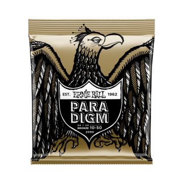 Preview van Ernie Ball 2090 Paradigm Extra Light 80/20 Bronze Acoustic Guitar Strings - 10-50 Gauge