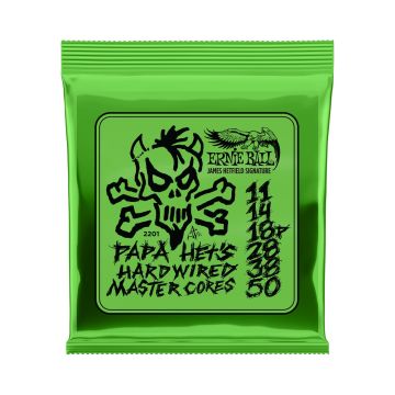 Preview van Ernie Ball 2201 PAPA HET'S HARDWIRED MASTER CORES SIGNATURE STRINGS 11-50 GAUGE