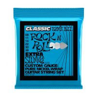 Thumbnail van Ernie Ball 2255 Extra Slinky Classic Rock n Roll Pure Nickel Wrap Electric Guitar Strings - 8-38 Gauge