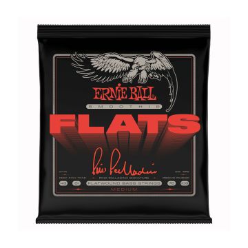 Preview van Ernie Ball 2749 MEDIUM PINO PALLADINO SMOOTHIE FLATS ELECTRIC BASS STRINGS 43-108 GAUGE
