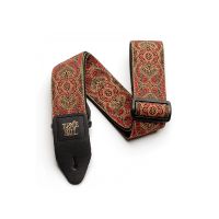 Thumbnail van Ernie Ball 4162 CLASSIC JACQUARD GUITAR STRAP/BASS STRAP - CRIMSON PAISLEY