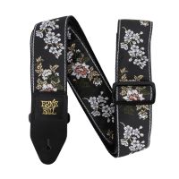 Thumbnail van Ernie Ball 5362 CLASSIC JACQUARD GUITAR STRAP/BASS STRAP - WHITE BLOSSOM