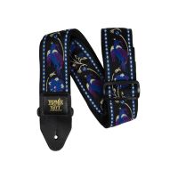 Thumbnail van Ernie Ball 5371 CLASSIC JACQUARD GUITAR STRAP/BASS STRAP - PURPLE PLEASANT PHEASANT