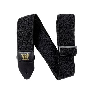 Preview van Ernie Ball 5438 CLASSIC JACQUARD GUITAR STRAP/BASS STRAP - DAISY AFTER DARK