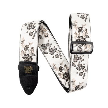 Preview van Ernie Ball 5440 CLASSIC JACQUARD GUITAR STRAP/BASS STRAP - SHADOW BLOSSOM