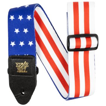 Preview van Ernie Ball 5631 STARS AND STRIPES PREMIUM GUITAR STRAP/BASS STRAP