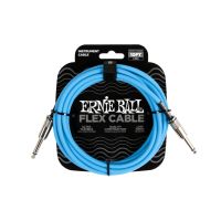 Thumbnail van Ernie Ball 6412 FLEX INSTRUMENT CABLE STRAIGHT/STRAIGHT 10FT - BLUE