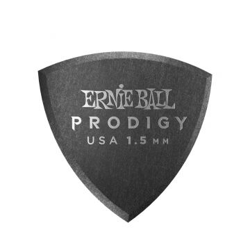 Preview van Ernie Ball 9331 1.5mm Black rounded triangle Prodigy Pick