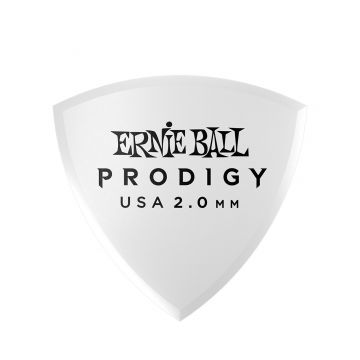 Preview van Ernie Ball 9337 2.0mm White rounded triangle Prodigy Pick