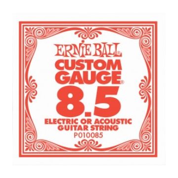 Preview van Ernie Ball P010085 Single PLAIN STEEL ELECTRIC OR ACOUSTIC .0085