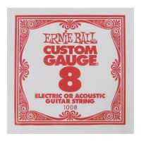 Thumbnail van Ernie Ball eb-1008 Single PLAIN STEEL ELECTRIC OR ACOUSTIC