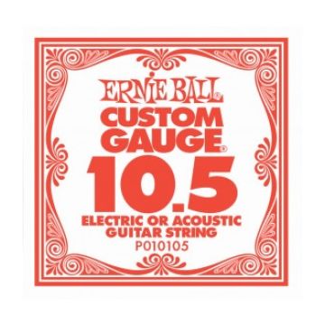 Preview van Ernie Ball eb-10105 Single PLAIN STEEL ELECTRIC OR ACOUSTIC