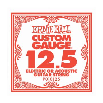 Preview van Ernie Ball eb-10125 Single PLAIN STEEL ELECTRIC OR ACOUSTIC