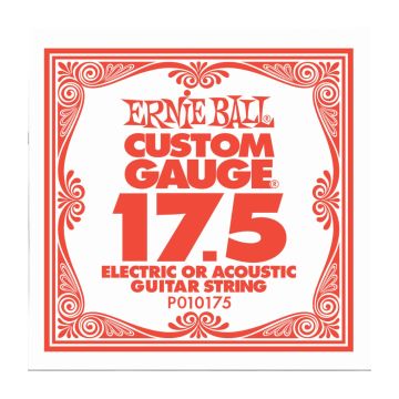 Preview van Ernie Ball eb-10175 Single PLAIN STEEL ELECTRIC OR ACOUSTIC