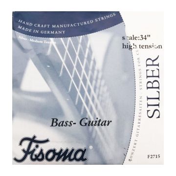 Preview van Fisoma F2715 Classical 4 string Bass Guitar  34&quot; Tension Ball end High tension in ADGC tuning