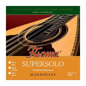 Preview van Fisoma F3050H Mandoline supersolo Heavy Flatwound Stainless
