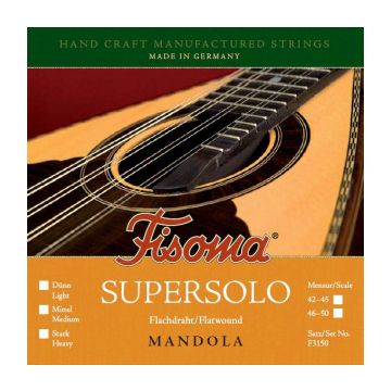 Preview van Fisoma F3150-46/50 Medium Mandola supersolo Flatwound Stainless