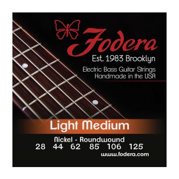 Preview van Fodera N28125 Light Medium Nickel, 6 string